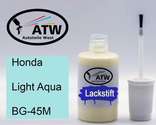 Honda, Light Aqua, BG-45M: 20ml Lackstift, von ATW Autoteile West.